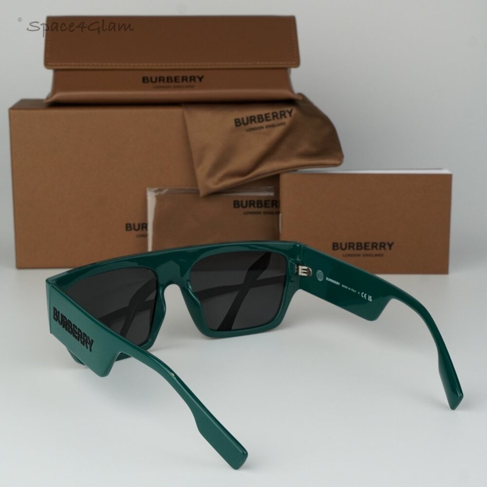 BRAND NEW Burberry BE4397U MICAH 407187 Green Grey Unisex Sunglasses BE 4397U - Picture 6 of 9